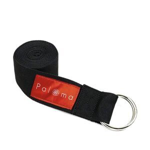 Yoga Strap - Wide Adjustable Cotton Strap Durable O-Ring Buckle 6 ft